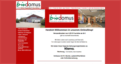 Desktop Screenshot of biodomus-shop.de